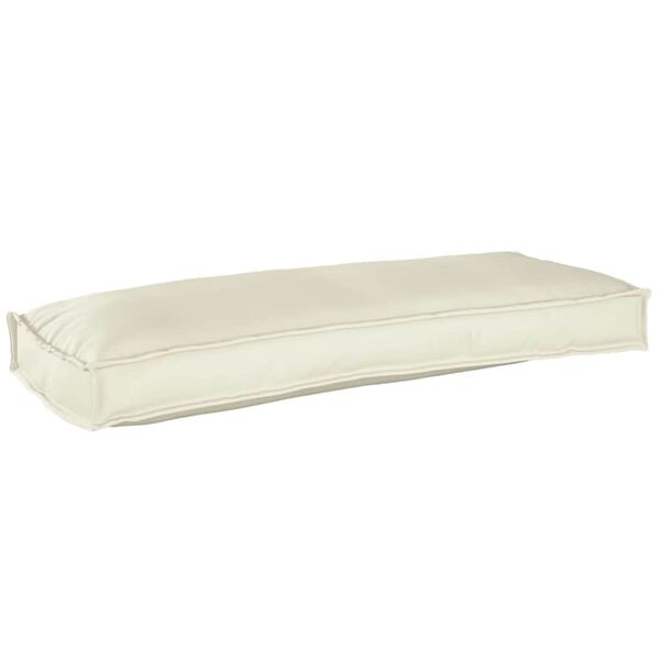 vidaXL Kissen Creme 100 x 40 x 8 cm Oxford-Stoff