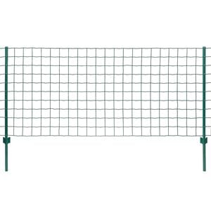 vidaXL Metallzaun Stahl 20 x 1,2 m Gr&uuml;n