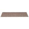 vidaXL Stufenmatten Selbstklebend 20 Stk. 65x21x4 cm Hellbraun Rechteckiger Rand