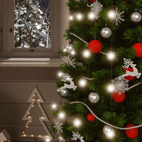 vidaXL Solar-Lichterketten 5 Stk. 5x200 LED Kaltweiß Innen Außen