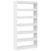 vidaXL B&uuml;cherregal 6 Ebenen 100 x 30 x 198 cm Holzwerkstoff Wei&szlig;