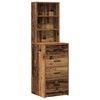 vidaXL Schminktisch 3 pcs Braun 40 x 41 x 135 cm Holzwerkstoff