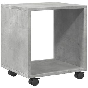 vidaXL Rollschrank Betongrau 37x33x42,5 cm Holzwerkstoff