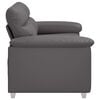 vidaXL 2-Sitzer-Sofa Grau 160x81x84 cm Kunstleder