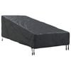vidaXL Abdeckung f&uuml;r M&ouml;bel f&uuml;r den Outdoor Schwarz 195 x 76 x 82 cm