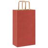 vidaXL Papiertragetaschen 50 Stk. mit Henkeln Rot 21x11x36 cm