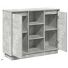 vidaXL LED-Sideboard Beton Grau 90 x 32 x 75 cm Holzwerkstoff