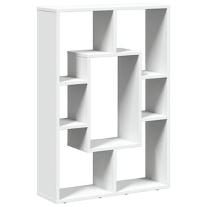 vidaXL B&uuml;cherregal Wei&szlig; 63 x 20 x 90 cm Holzwerkstoff