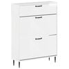 vidaXL Schuhschrank HAARLEM 78 x 24 x 103 cm Holzwerkstoff