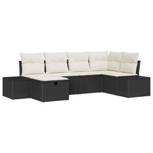 vidaXL Sofa Set 7 stk. Poly-Rattan