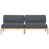 vidaXL Sofa Set Uni Anthrazit 240 x 80 x 69 cm Massivholz Akazie