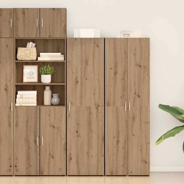vidaXL Highboard 2 pcs Artisan-Eiche 50 x 42,5 x 185 cm