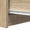 vidaXL Sideboard mit Schubladen Sonoma-Eiche 37,5x35x99 cm