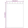 vidaXL Verdunkelungs-Vorh&auml;nge mit Ringen 2 pcs Helles Pink