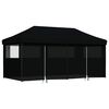 vidaXL Party-Zelt Schwarz 292 x 580 x 315 cm Oxford-Stoff