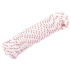 vidaXL Starterseil Wei&szlig; und Rot &Oslash;4 mm 10 m Nylon