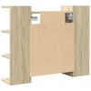 vidaXL Bad-Spiegelschrank Sonoma-Eiche 80x20,5x64 cm Holzwerkstoff
