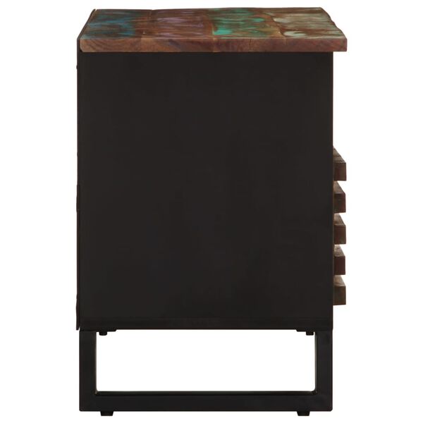 vidaXL TV-Schrank 100x34x46 cm Massivholz Akazie