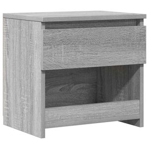vidaXL Nachttisch Grau Sonoma 40x30x39 cm Holzwerkstoff