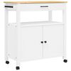 vidaXL K&uuml;chenwagen MONZA 84x40x88,5 cm Massivholz Kiefer