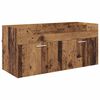 vidaXL Badezimmerschrank Altholz 100 x 38,5 x 46 cm Holzwerkstoff