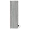 vidaXL Wand-Badschrank Grau Sonoma 32x20x67 cm