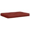 vidaXL Pallet Sitzkissen VIANEN 100 % Polyester Rot 120 x 60 x 12 cm