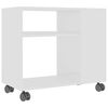 vidaXL Beistelltisch Wei&szlig; 70x35x60,5 cm Holzwerkstoff