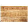 vidaXL Tischplatte 50x30x2,5 cm Rechteckig Raues Massivholz Mango