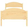 vidaXL Massivholzbett mit 2 Schubladen Kiefer 100x200 cm
