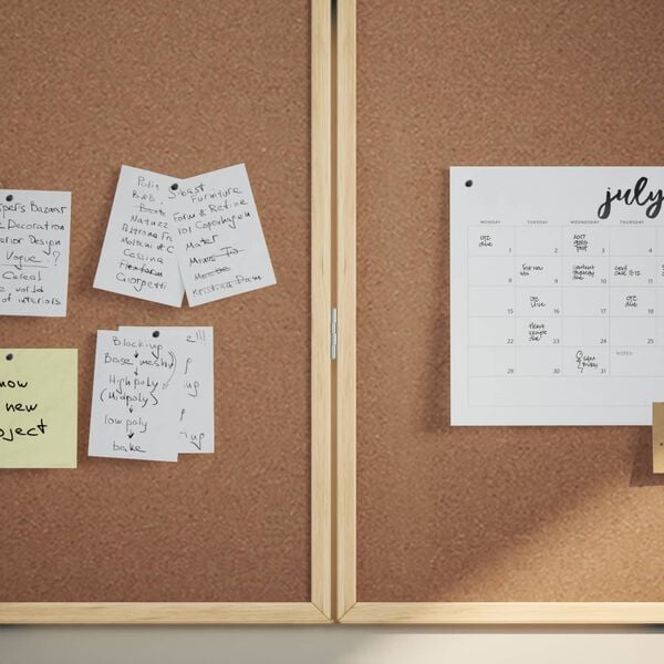 vidaXL Info-Tafel Braun 80 x 80 x 1,4 cm Massivholz Kiefer