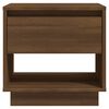 vidaXL Nachttische 2 Stk. Braun Eichen-Optik 45x34x44 cm Holzwerkstoff
