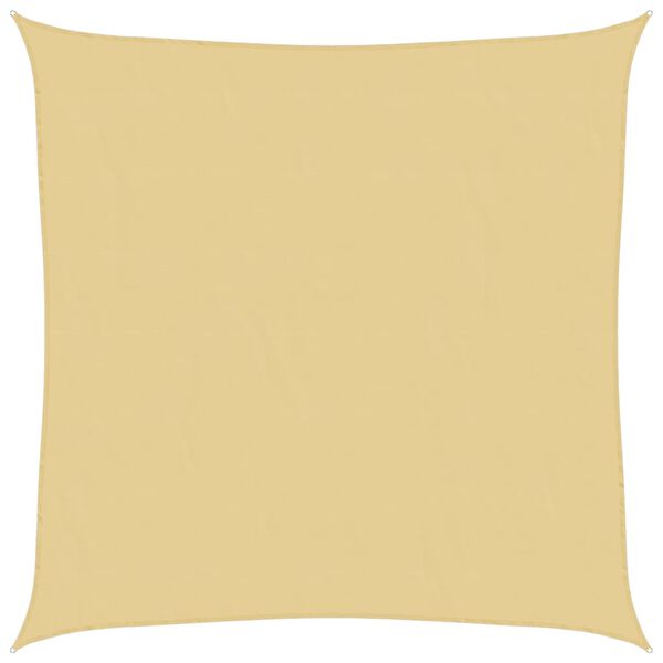 vidaXL Sonnensegel Sandfarbe 4,5x4,5 m 100% Polyester Oxford