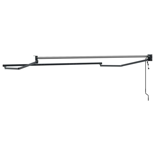 vidaXL Elektrisches Markisenrahmen Anthrazit 3,5 x 2 m Aluminium