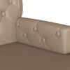 vidaXL Chesterfield Bank Cappuccino 119,5 x 64,5 x 75 cm Kunstleder