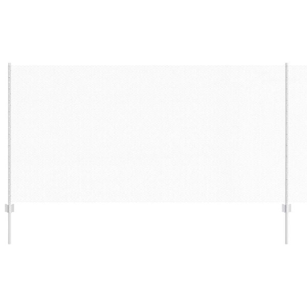 vidaXL Zaun mit Pfosten Silber 1,2 x 50 m Stahl