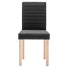 vidaXL Esszimmerst&uuml;hle 6 Stk. Schwarz Stoff