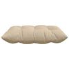 vidaXL Sitzkissen 4 pcs Creme 40 x 40 x 6 cm Mikrofaser