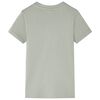 Kinder-T-Shirt Helles Khaki 116