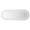vidaXL LED-Badezimmerspiegel Transparent 40 x 15 cm Geh&auml;rtetes Glas