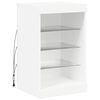 vidaXL Sideboard mit LED-Leuchten Wei&szlig; 41x37x67 cm