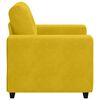 vidaXL Sessel Gelb 60 cm Samt
