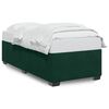 vidaXL Bettgestell ohne Matratze Dunkelgr&uuml;n 100x200 cm Samt