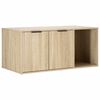 vidaXL Katzenkiste M&ouml;bel Sonoma-Eiche 100 x 49 x 45 cm Holzwerkstoff