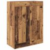 vidaXL Highboard 2 pcs Altholz Holzwerkstoff