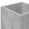 vidaXL Sonnenschirmhalter Beton Grau 20 x 20 x 55,5 cm Holzwerkstoff