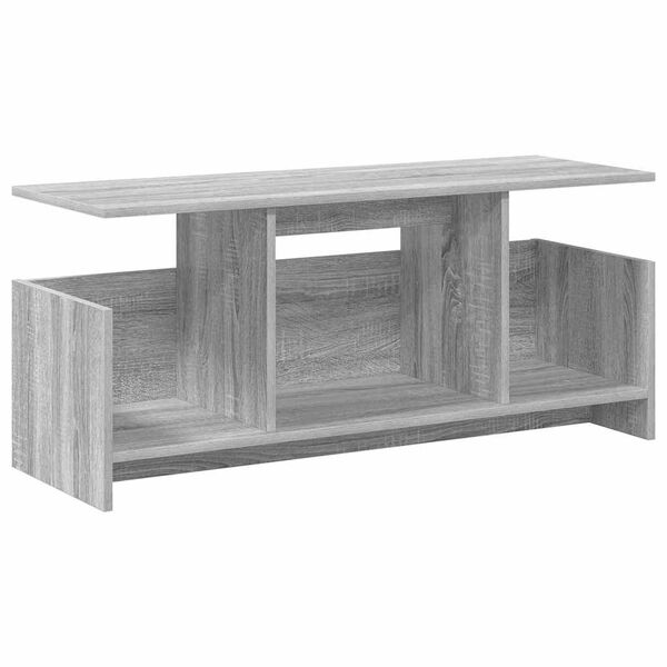 vidaXL TV-St&auml;nder Graues Sonoma 102 x 35 x 45 cm Holzwerkstoff