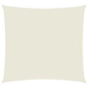 vidaXL Sonnensegel Oxford-Gewebe Quadratisch 4x4 m Creme