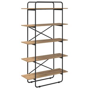vidaXL B&uuml;cherregal 5 Ebenen 100 x 35 x 175,5 cm PB Artisan-Eiche