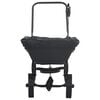 vidaXL Streuer Schwarz 47 x 82 x 75 cm PVC und Stahl